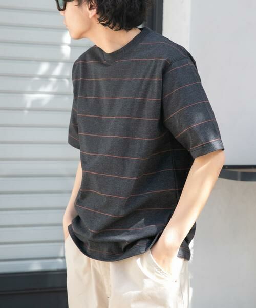 URBAN RESEARCH DOORS / アーバンリサーチ ドアーズ Tシャツ | FORK&SPOON　プレーティングボーダーショートスリーブTシャツ | 詳細11