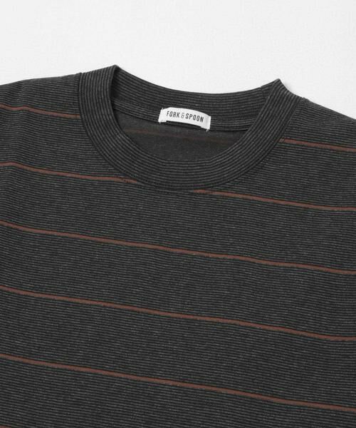 URBAN RESEARCH DOORS / アーバンリサーチ ドアーズ Tシャツ | FORK&SPOON　プレーティングボーダーショートスリーブTシャツ | 詳細15