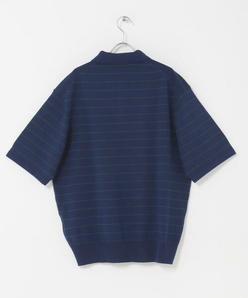 URBAN RESEARCH DOORS / アーバンリサーチ ドアーズ ニット・セーター | FORK&SPOON　ボーダーショートスリーブニットポロ | 詳細3