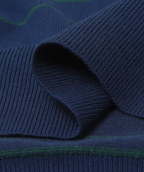 URBAN RESEARCH DOORS / アーバンリサーチ ドアーズ ニット・セーター | FORK&SPOON　ボーダーショートスリーブニットポロ | 詳細4