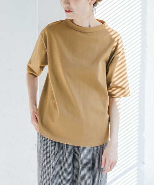 URBAN RESEARCH DOORS / アーバンリサーチ ドアーズ Tシャツ | FORK&SPOON　ボトルネックショートスリーブTシャツ | 詳細5