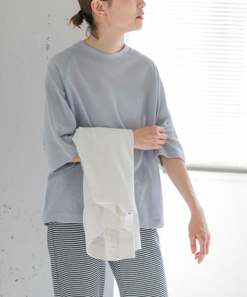 URBAN RESEARCH DOORS / アーバンリサーチ ドアーズ Tシャツ | FORK&SPOON　シアー裏毛プルオーバー | 詳細3