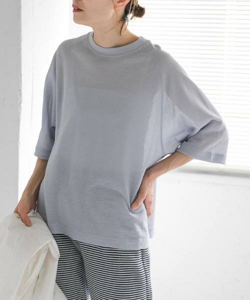 URBAN RESEARCH DOORS / アーバンリサーチ ドアーズ Tシャツ | FORK&SPOON　シアー裏毛プルオーバー | 詳細5