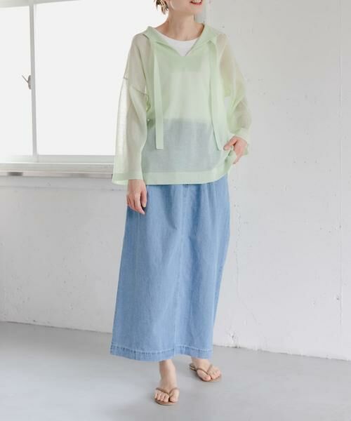 URBAN RESEARCH DOORS / アーバンリサーチ ドアーズ その他トップス | FORK&SPOON　セーラーカラーシアーニットプルオーバー | 詳細7