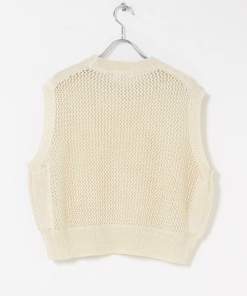 URBAN RESEARCH DOORS / アーバンリサーチ ドアーズ ベスト | FORK&SPOON　ペーパーメッシュニットベスト | 詳細2