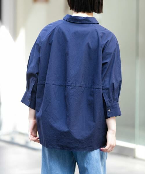 URBAN RESEARCH DOORS / アーバンリサーチ ドアーズ シャツ・ブラウス | FORK&SPOON　レギュラーカラーバレルシャツ | 詳細5