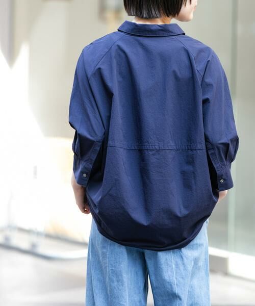 URBAN RESEARCH DOORS / アーバンリサーチ ドアーズ シャツ・ブラウス | FORK&SPOON　レギュラーカラーバレルシャツ | 詳細6