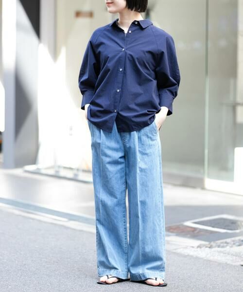 URBAN RESEARCH DOORS / アーバンリサーチ ドアーズ シャツ・ブラウス | FORK&SPOON　レギュラーカラーバレルシャツ | 詳細7