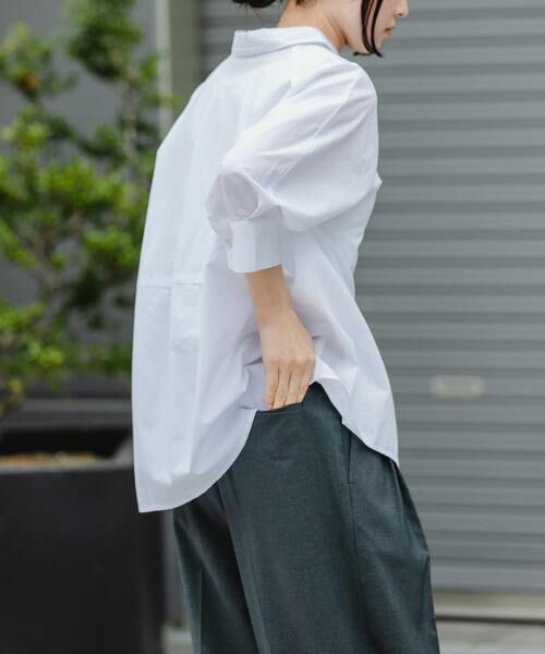 URBAN RESEARCH DOORS / アーバンリサーチ ドアーズ シャツ・ブラウス | FORK&SPOON　レギュラーカラーバレルシャツ | 詳細3