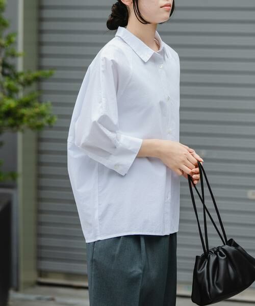 URBAN RESEARCH DOORS / アーバンリサーチ ドアーズ シャツ・ブラウス | FORK&SPOON　レギュラーカラーバレルシャツ | 詳細4