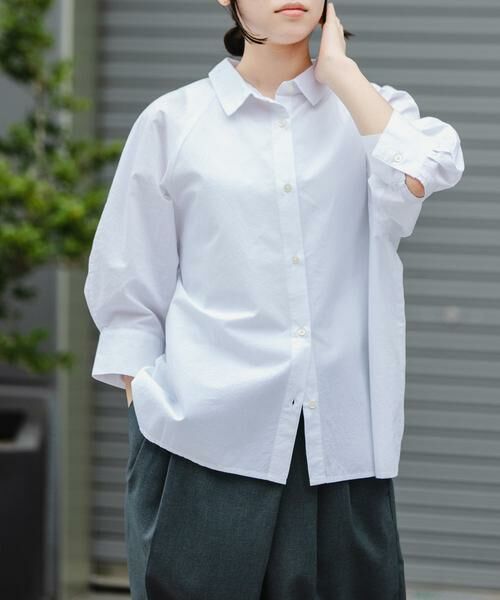 URBAN RESEARCH DOORS / アーバンリサーチ ドアーズ シャツ・ブラウス | FORK&SPOON　レギュラーカラーバレルシャツ | 詳細5