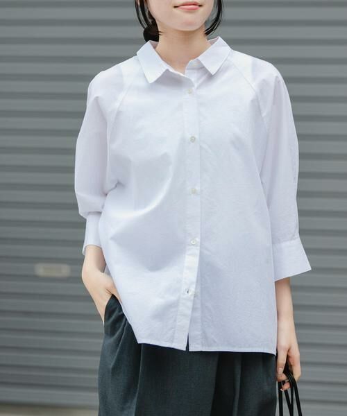 URBAN RESEARCH DOORS / アーバンリサーチ ドアーズ シャツ・ブラウス | FORK&SPOON　レギュラーカラーバレルシャツ | 詳細6