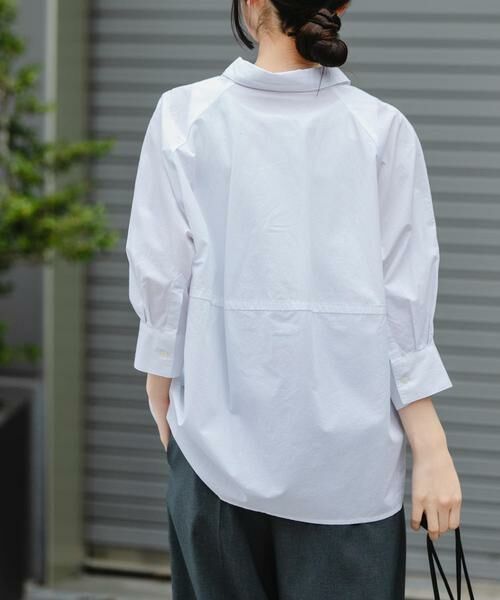 URBAN RESEARCH DOORS / アーバンリサーチ ドアーズ シャツ・ブラウス | FORK&SPOON　レギュラーカラーバレルシャツ | 詳細8