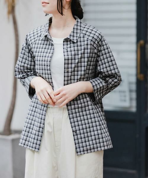 URBAN RESEARCH DOORS / アーバンリサーチ ドアーズ シャツ・ブラウス | FORK&SPOON　レギュラーカラーバレルシャツ | 詳細14