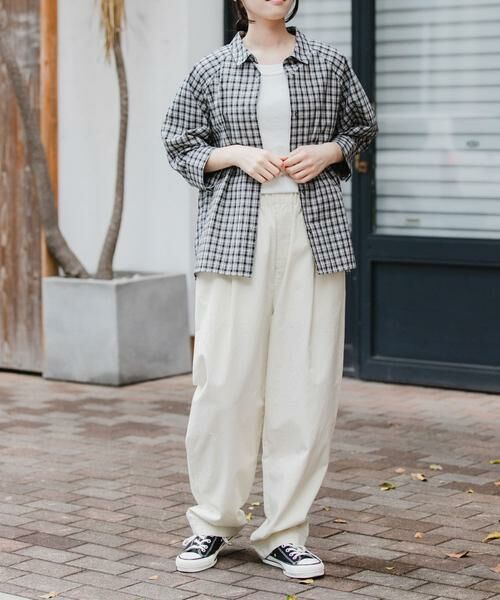 URBAN RESEARCH DOORS / アーバンリサーチ ドアーズ シャツ・ブラウス | FORK&SPOON　レギュラーカラーバレルシャツ | 詳細18