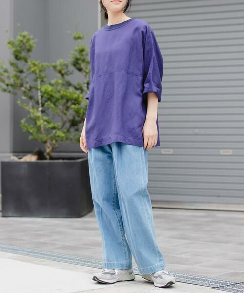 URBAN RESEARCH DOORS / アーバンリサーチ ドアーズ デニムパンツ | FORK&SPOON　綿麻デニムパンツ | 詳細13