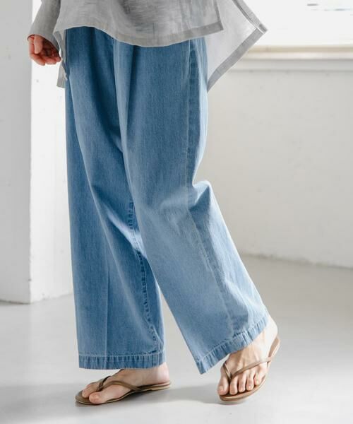 URBAN RESEARCH DOORS / アーバンリサーチ ドアーズ デニムパンツ | FORK&SPOON　綿麻デニムパンツ | 詳細2