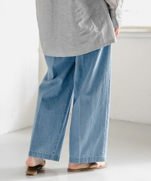 URBAN RESEARCH DOORS / アーバンリサーチ ドアーズ デニムパンツ | FORK&SPOON　綿麻デニムパンツ | 詳細5