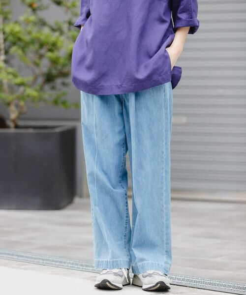 URBAN RESEARCH DOORS / アーバンリサーチ ドアーズ デニムパンツ | FORK&SPOON　綿麻デニムパンツ | 詳細8