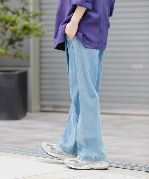 URBAN RESEARCH DOORS / アーバンリサーチ ドアーズ デニムパンツ | FORK&SPOON　綿麻デニムパンツ | 詳細9