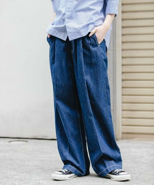 URBAN RESEARCH DOORS / アーバンリサーチ ドアーズ デニムパンツ | FORK&SPOON　綿麻デニムパンツ | 詳細16