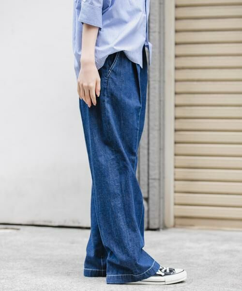 URBAN RESEARCH DOORS / アーバンリサーチ ドアーズ デニムパンツ | FORK&SPOON　綿麻デニムパンツ | 詳細18