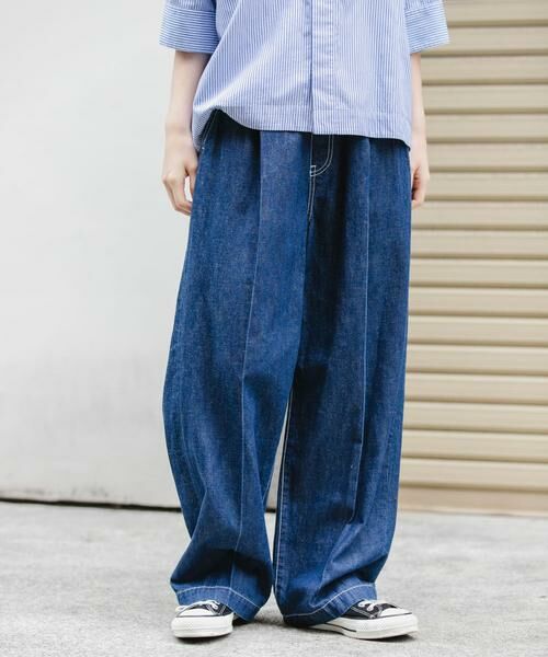 URBAN RESEARCH DOORS / アーバンリサーチ ドアーズ デニムパンツ | FORK&SPOON　綿麻デニムパンツ | 詳細19