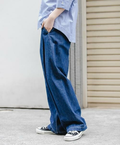 URBAN RESEARCH DOORS / アーバンリサーチ ドアーズ デニムパンツ | FORK&SPOON　綿麻デニムパンツ | 詳細20