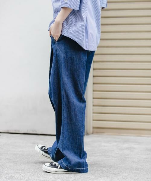 URBAN RESEARCH DOORS / アーバンリサーチ ドアーズ デニムパンツ | FORK&SPOON　綿麻デニムパンツ | 詳細21