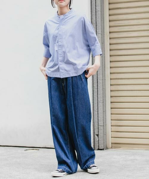 URBAN RESEARCH DOORS / アーバンリサーチ ドアーズ デニムパンツ | FORK&SPOON　綿麻デニムパンツ | 詳細22