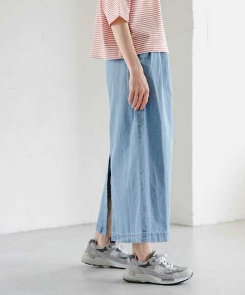 URBAN RESEARCH DOORS / アーバンリサーチ ドアーズ スカート | FORK&SPOON　綿麻デニムスカート | 詳細5