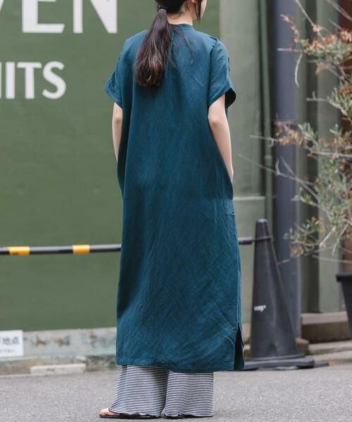 URBAN RESEARCH DOORS / アーバンリサーチ ドアーズ ワンピース | FORK&SPOON　リネンレーヨンシャツワンピース | 詳細5