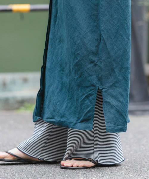 URBAN RESEARCH DOORS / アーバンリサーチ ドアーズ ワンピース | FORK&SPOON　リネンレーヨンシャツワンピース | 詳細7