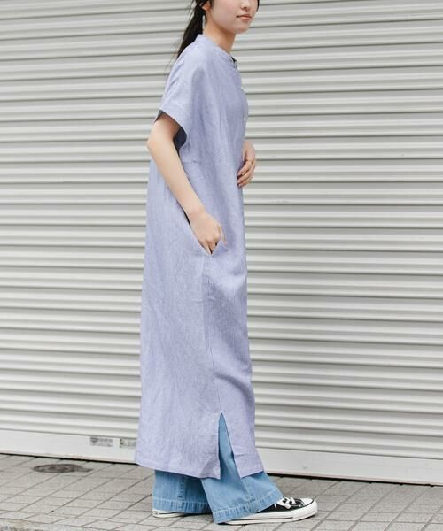 URBAN RESEARCH DOORS / アーバンリサーチ ドアーズ ワンピース | FORK&SPOON　リネンレーヨンシャツワンピース | 詳細11
