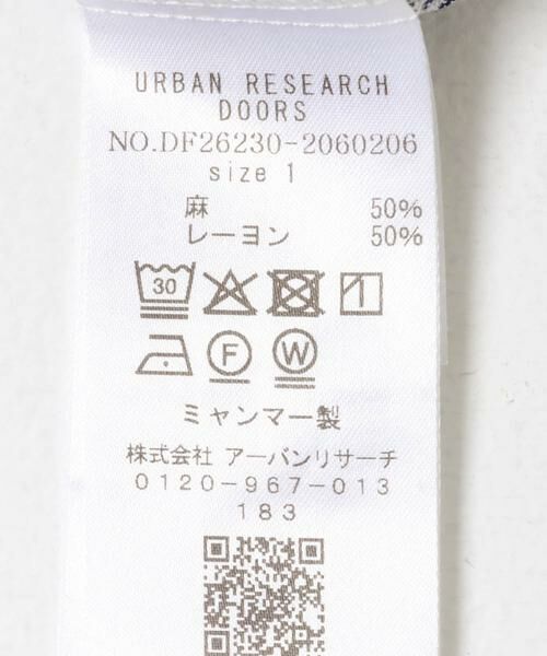 URBAN RESEARCH DOORS / アーバンリサーチ ドアーズ ワンピース | FORK&SPOON　リネンレーヨンシャツワンピース | 詳細24