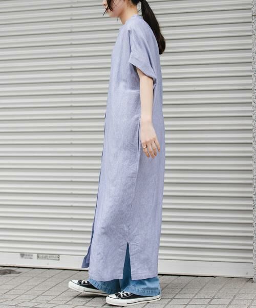 URBAN RESEARCH DOORS / アーバンリサーチ ドアーズ ワンピース | FORK&SPOON　リネンレーヨンシャツワンピース | 詳細15