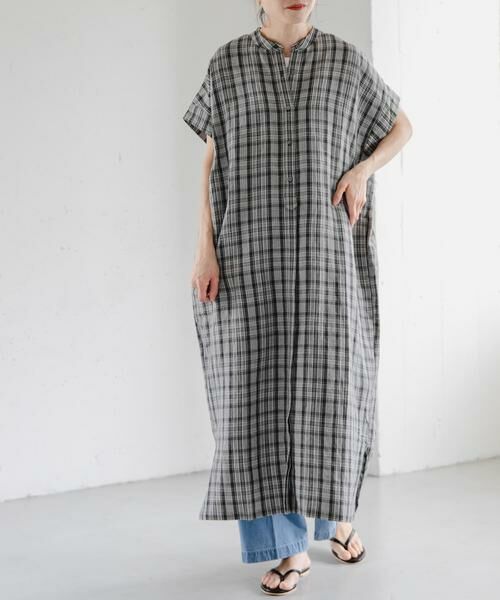 URBAN RESEARCH DOORS / アーバンリサーチ ドアーズ ワンピース | FORK&SPOON　リネンレーヨンシャツワンピース | 詳細27