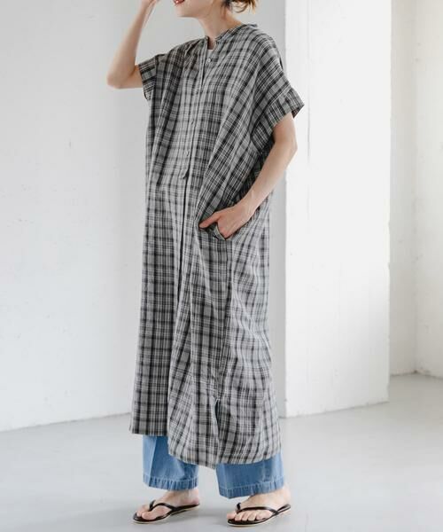 URBAN RESEARCH DOORS / アーバンリサーチ ドアーズ ワンピース | FORK&SPOON　リネンレーヨンシャツワンピース | 詳細28