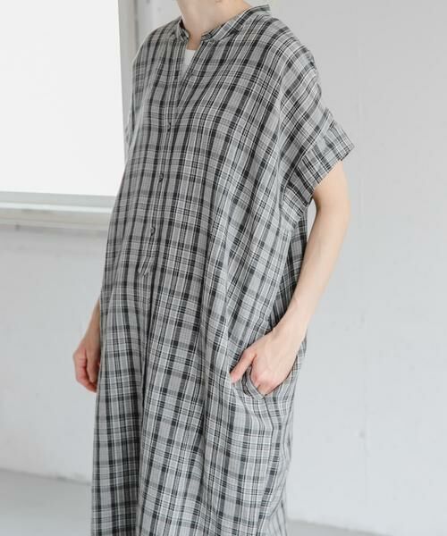 URBAN RESEARCH DOORS / アーバンリサーチ ドアーズ ワンピース | FORK&SPOON　リネンレーヨンシャツワンピース | 詳細30