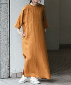 URBAN RESEARCH DOORS / アーバンリサーチ ドアーズ ワンピース | 『一部WEB限定カラー』FORK&SPOON　リネン混プルオーバーワンピース