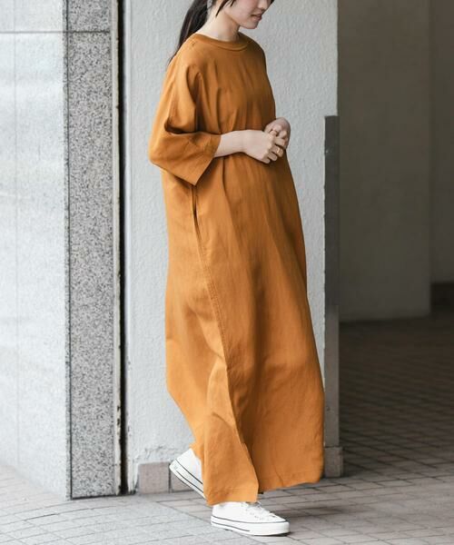 URBAN RESEARCH DOORS / アーバンリサーチ ドアーズ ワンピース | 『一部WEB限定カラー』FORK&SPOON　リネン混プルオーバーワンピース | 詳細10