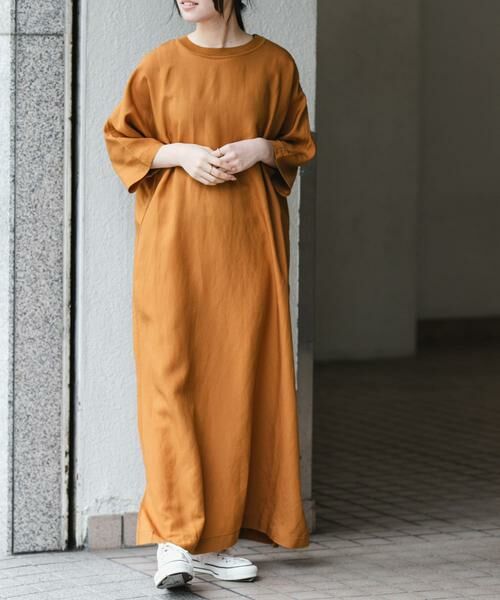 URBAN RESEARCH DOORS / アーバンリサーチ ドアーズ ワンピース | 『一部WEB限定カラー』FORK&SPOON　リネン混プルオーバーワンピース | 詳細11