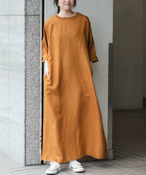 URBAN RESEARCH DOORS / アーバンリサーチ ドアーズ ワンピース | 『一部WEB限定カラー』FORK&SPOON　リネン混プルオーバーワンピース | 詳細12