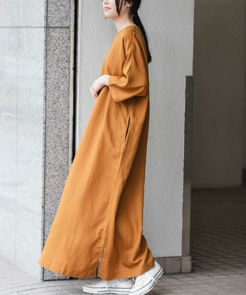 URBAN RESEARCH DOORS / アーバンリサーチ ドアーズ ワンピース | 『一部WEB限定カラー』FORK&SPOON　リネン混プルオーバーワンピース | 詳細14