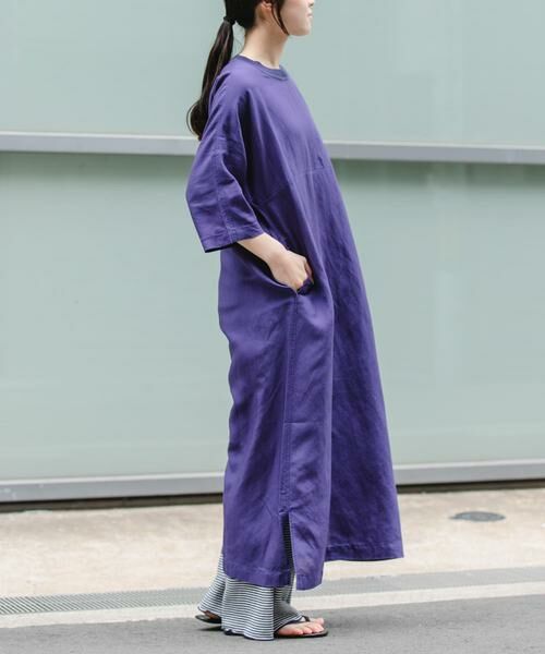 URBAN RESEARCH DOORS / アーバンリサーチ ドアーズ ワンピース | 『一部WEB限定カラー』FORK&SPOON　リネン混プルオーバーワンピース | 詳細23