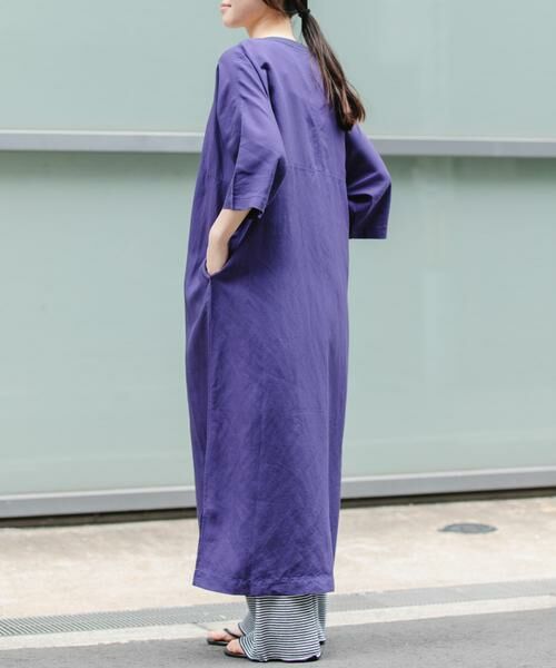 URBAN RESEARCH DOORS / アーバンリサーチ ドアーズ ワンピース | 『一部WEB限定カラー』FORK&SPOON　リネン混プルオーバーワンピース | 詳細26