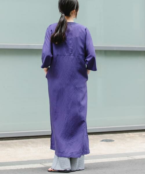 URBAN RESEARCH DOORS / アーバンリサーチ ドアーズ ワンピース | 『一部WEB限定カラー』FORK&SPOON　リネン混プルオーバーワンピース | 詳細27