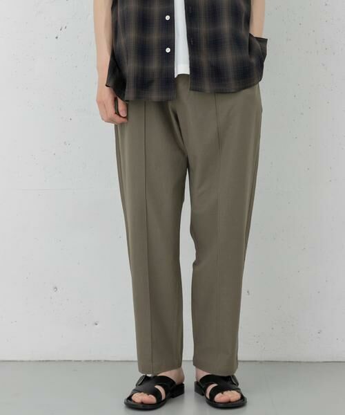 URBAN RESEARCH DOORS / アーバンリサーチ ドアーズ その他パンツ | FORK&SPOON　PEジャージーテーパードパンツ（モカ）