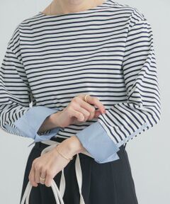 URBAN RESEARCH DOORS / アーバンリサーチ ドアーズ Tシャツ | カフスドッキングボーダープルオーバー