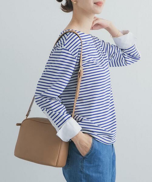 URBAN RESEARCH DOORS / アーバンリサーチ ドアーズ Tシャツ | カフスドッキングボーダープルオーバー | 詳細1